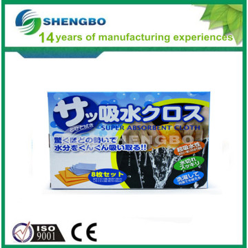 Non-slip microfiber cleaning cloth